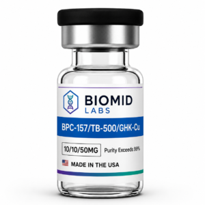 Buy GLOW Peptide Blend (BPC-157 + TB-500 + GHK-CU) 70mg 